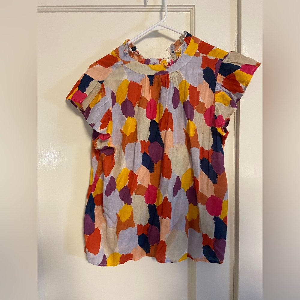 Fun Womens Boutique Colorful Blouse